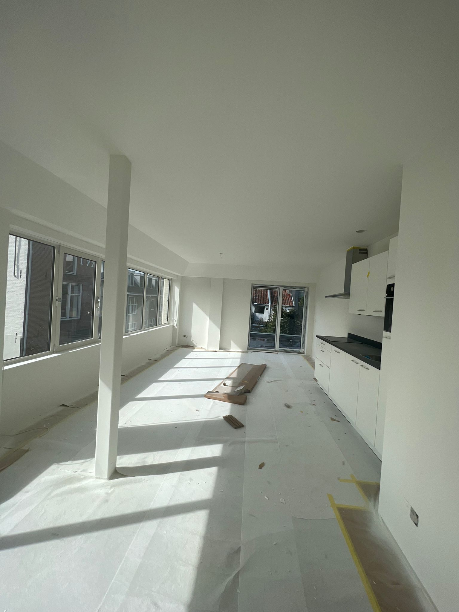 20 appartementen Culemborg wanden klasse B plafonds klasse A stucadoorswerkzaamheden/sauswerk/latexspuiten